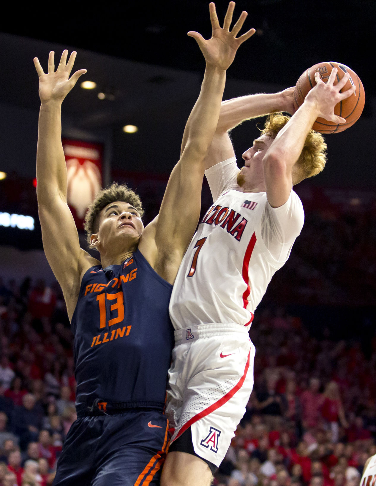 Arizona Wildcats vs Illinois Men's Basketball